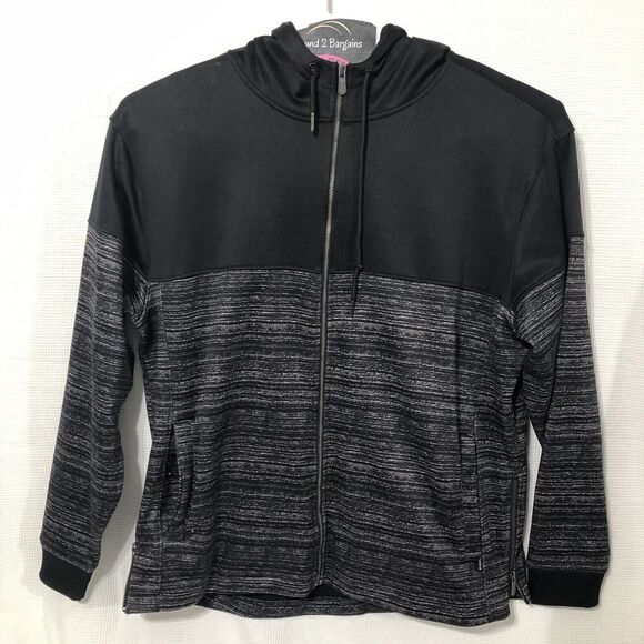 Champs Sports Other - Champs Sports Gear Men 3XL Black Gray Thermal Zip Fleece Sweater Jacket